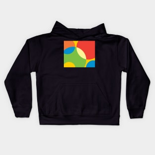 Pleasant Ellipse Shapes Kids Hoodie